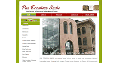 Desktop Screenshot of pancreationsindia.com